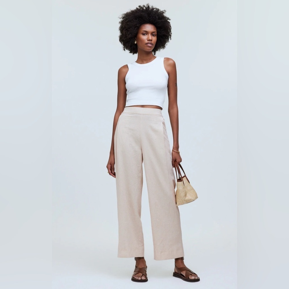 NWT Madewell Pull-On Straight Crop Pant, Size 2